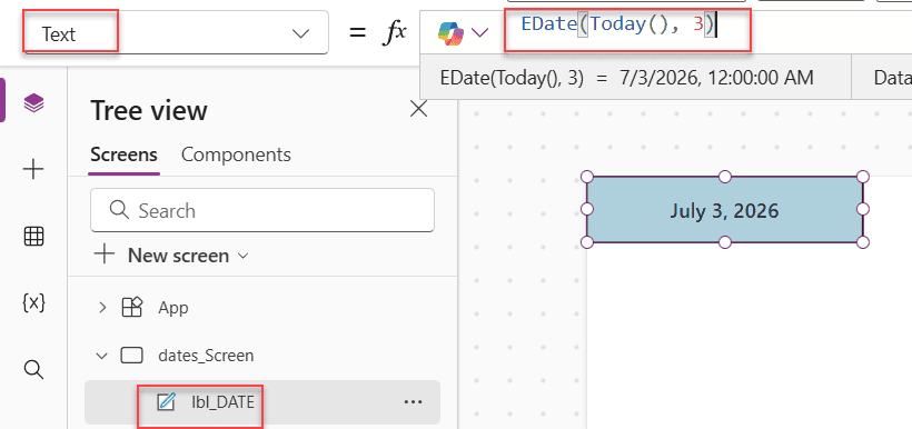 power apps edate function power apps edate function
