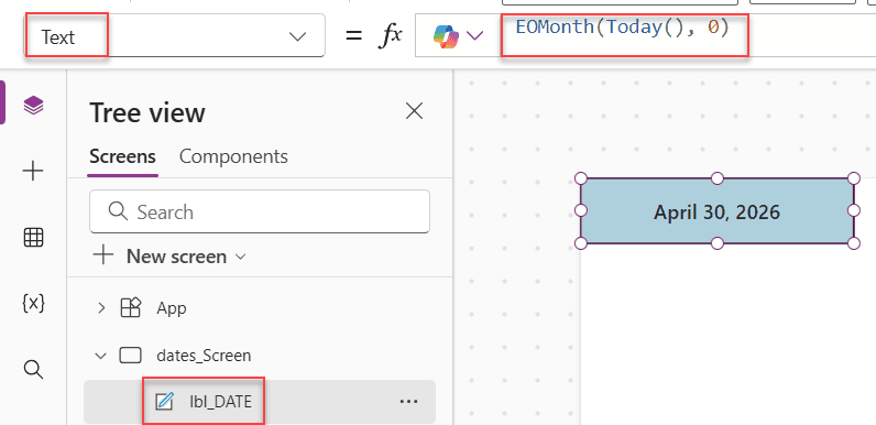 power apps eomonth function power apps eomonth function