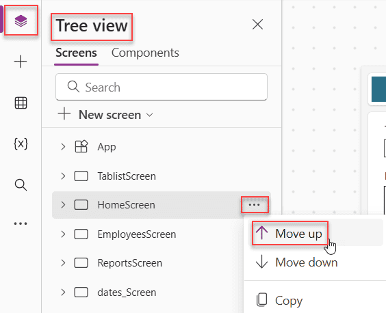 power apps tree view