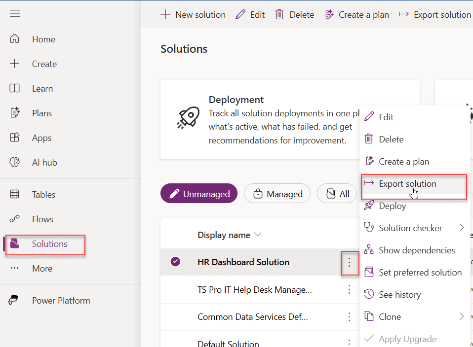 power apps update environment variable in managed solution