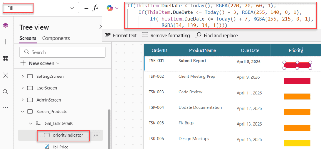 powerapps nested if statement multiple conditions