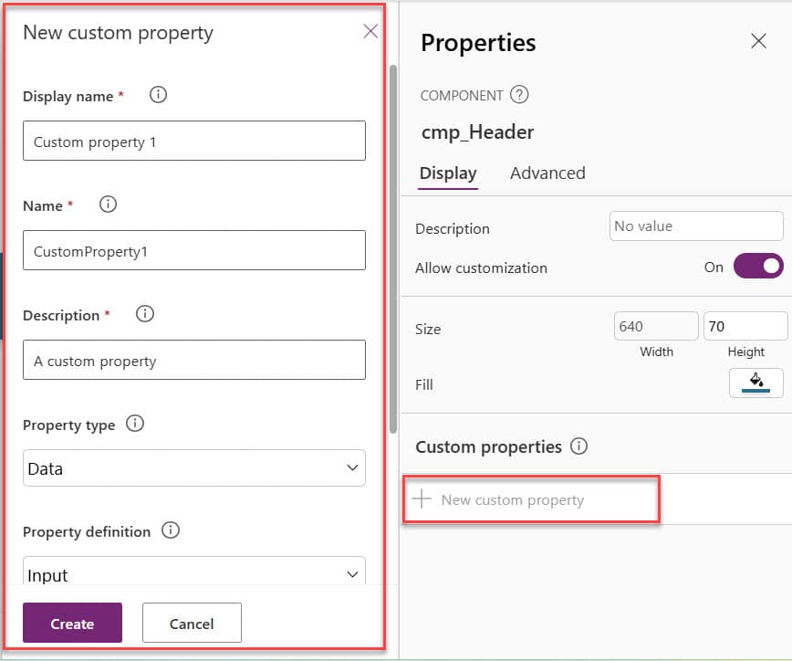 power apps component custom properties power apps component custom properties