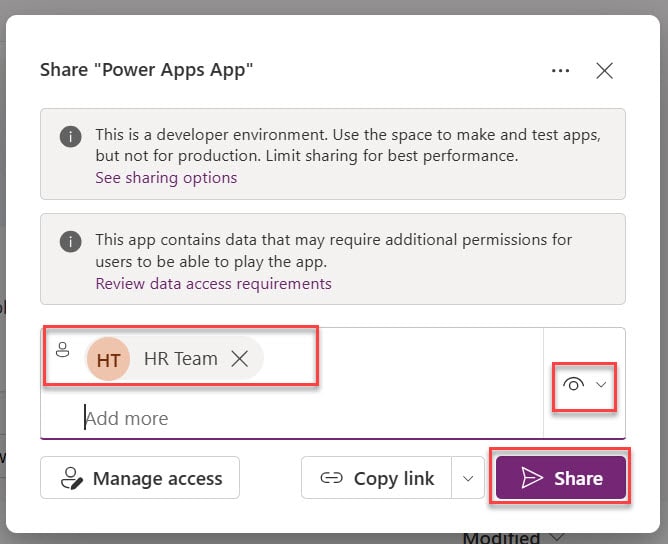 share canvas app with security group share canvas app with security group