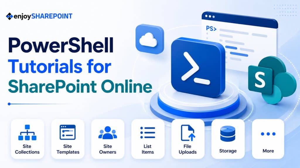 PowerShell SharePoint tutorials PowerShell SharePoint tutorials