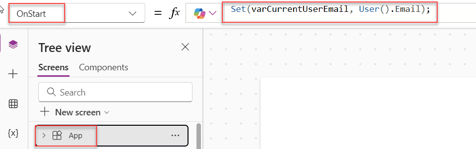 power apps filter gallery based on logged in user