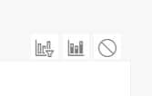 Power BI Edit Visual Interactions 2 Power BI edit interactions icons above a visual showing the Filter, Highlight and None buttons