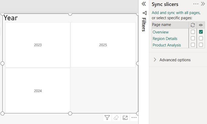 Power BI Sync Slicer Pane Power BI Sync Slicer Pane